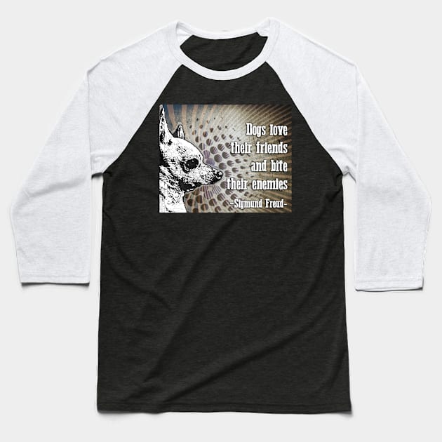 Zen of Chihuahua Baseball T-Shirt by ShawnaMac